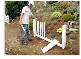 ピケットの差し込み