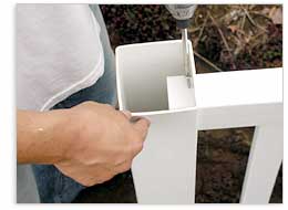 レールの固定（引き抜きの防止）