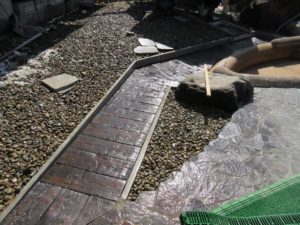 コンクリート枕木の施工例